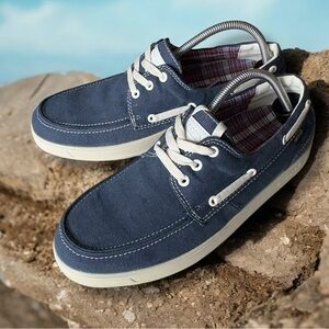 Men's Navy‎ Aerosoft Canvas Boat Shoe